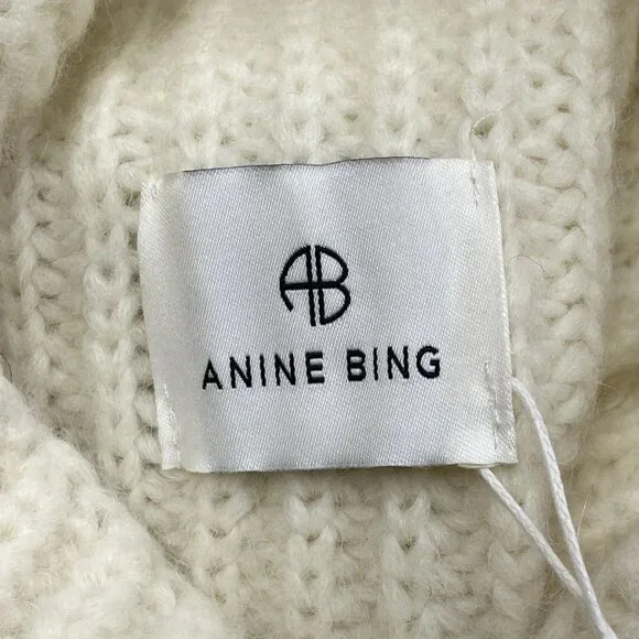 ANINE BING “Sydney” Alpaca Wool Turtleneck Sweater – Size M (NWT) - Picture 3 of 11